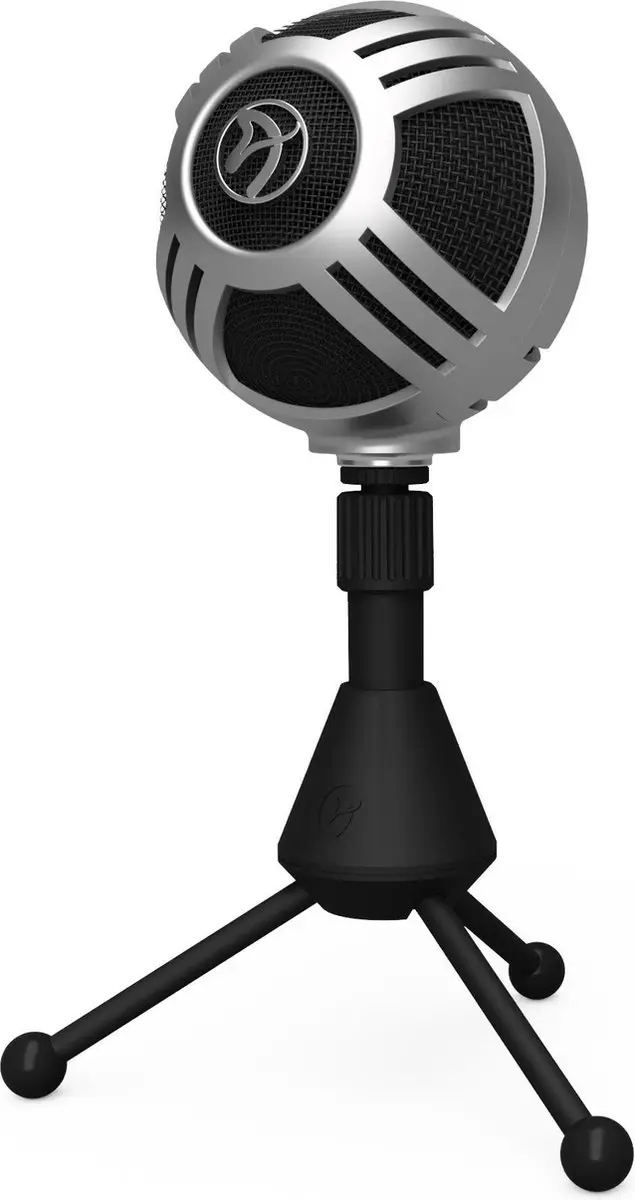 Arozzi Sfera Pro SFERA-PRO-SILVER USB Gaming Microfoon - Zilver