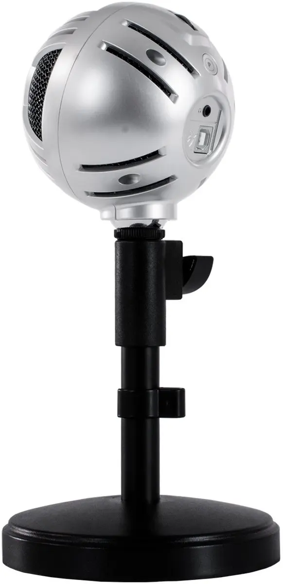 Arozzi Sfera Pro SFERA-PRO-SILVER USB Gaming Microfoon - Zilver