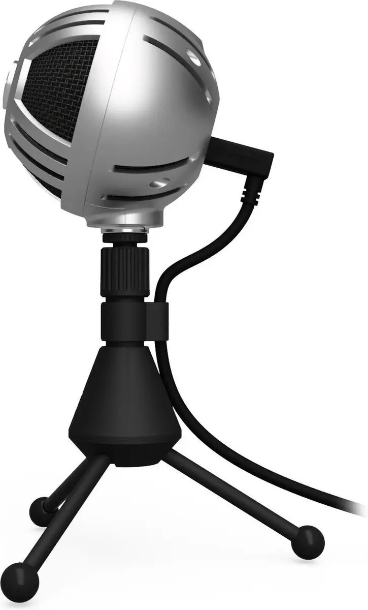 Arozzi Sfera Pro SFERA-PRO-SILVER USB Gaming Microfoon - Zilver
