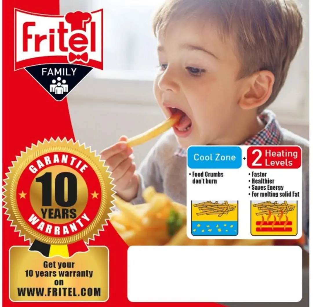 Fritel Turbo SF 4345 Frituurpan - 3200W 4L Inox