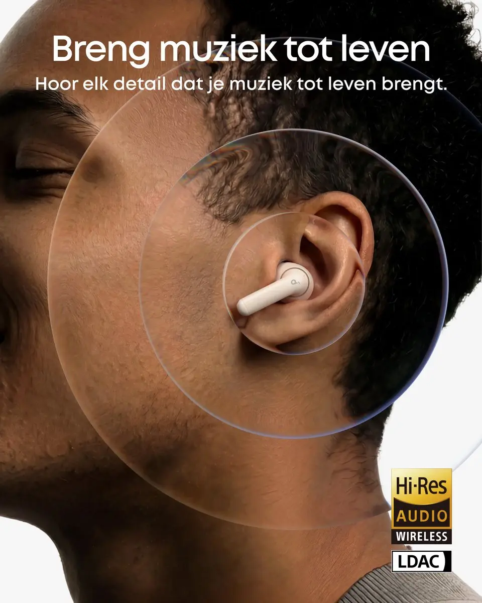 Soundcore Anker P42i Draadloze Oordopjes - Wit