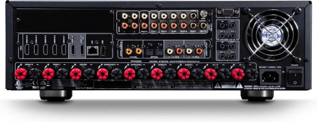 NAD T778 AV Receiver - Graphite