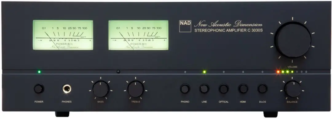 NAD C3030S Versterker 50W - Zwart