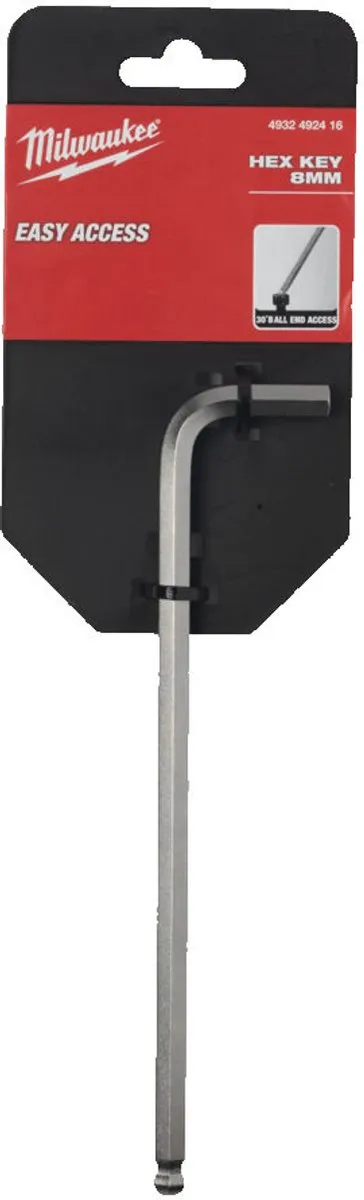 Milwaukee Inbussleutel HEX 8x205mm
