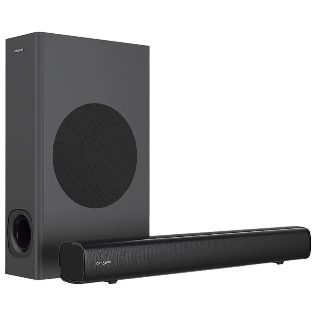 Creative Soundbar met Subwoofer - Zwart - afbeelding 5 van 6