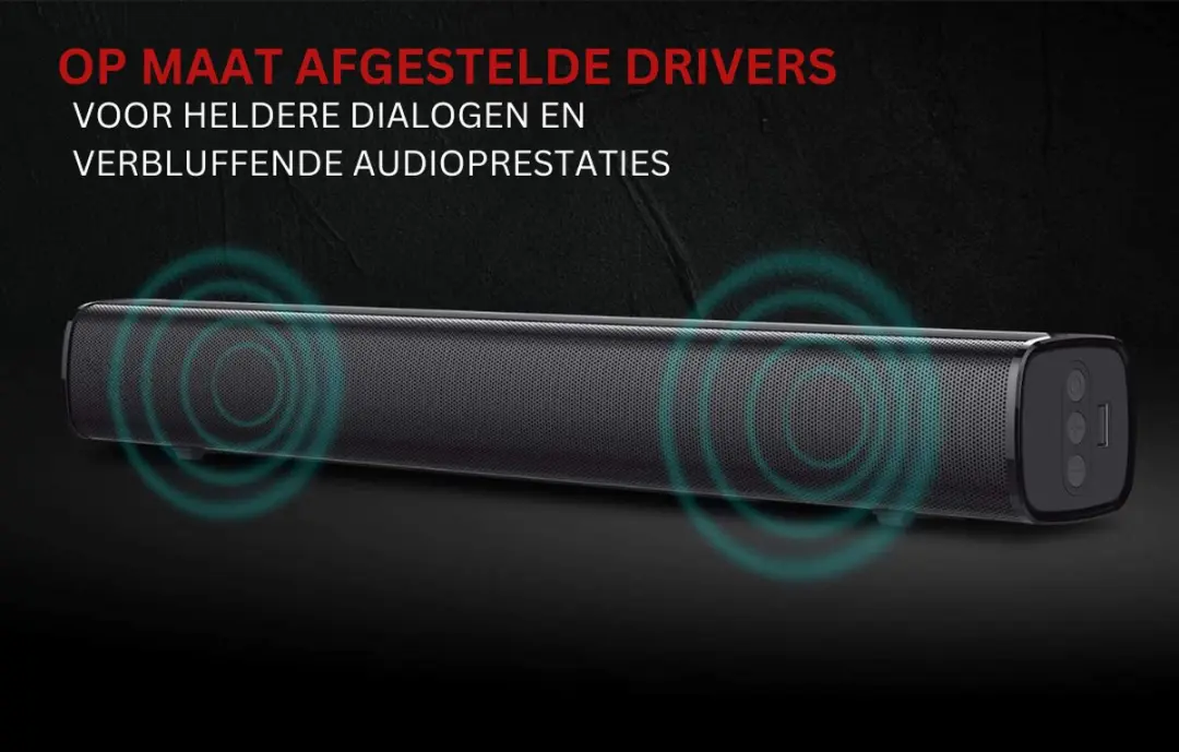 Creative Soundbar met Subwoofer - Zwart - afbeelding 2 van 6