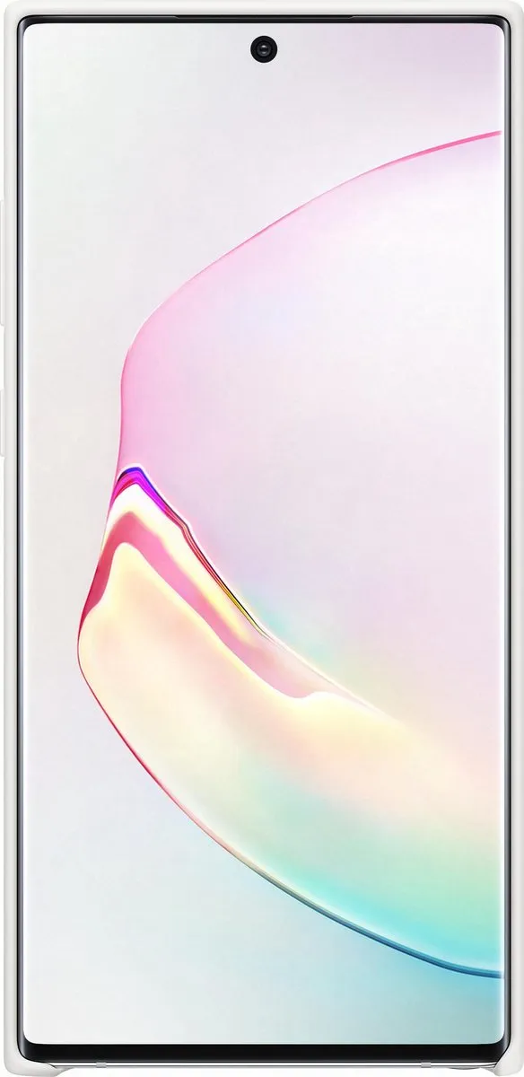 Samsung Galaxy Note 10+ Silicone Hoesje - Wit - afbeelding 5 van 6