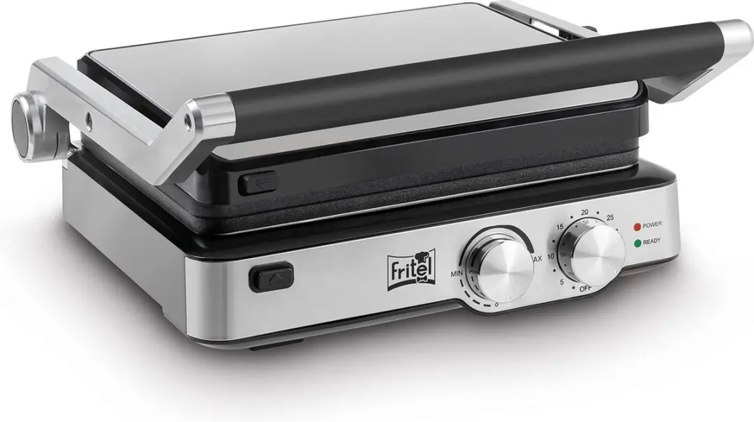 Fritel GR 2285 Paninigrill BBQ - 2000W - 29x23cm - RVS
