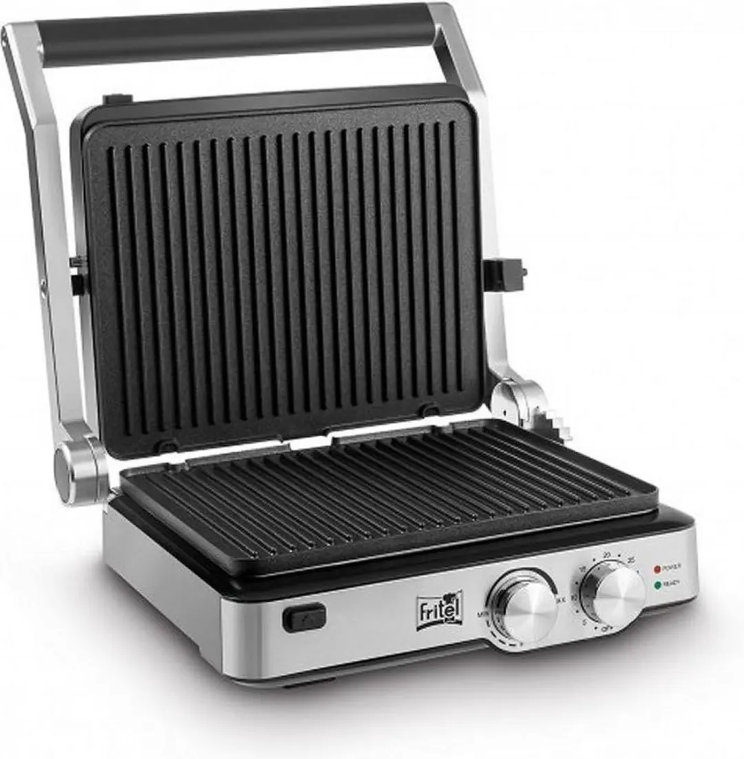 Fritel GR 2285 Paninigrill BBQ - 2000W - 29x23cm - RVS