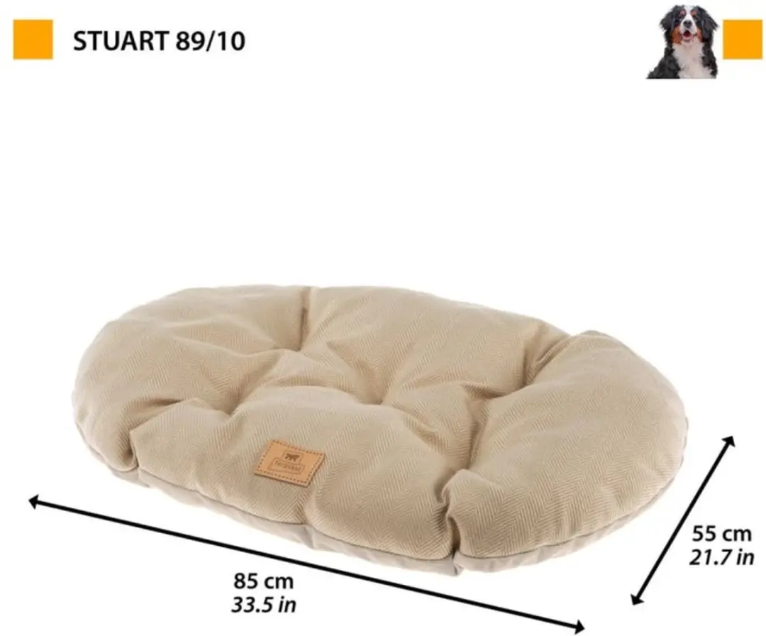 Ferplast Stuart Honden- en kattenkussen - Beige - afbeelding 4 van 6