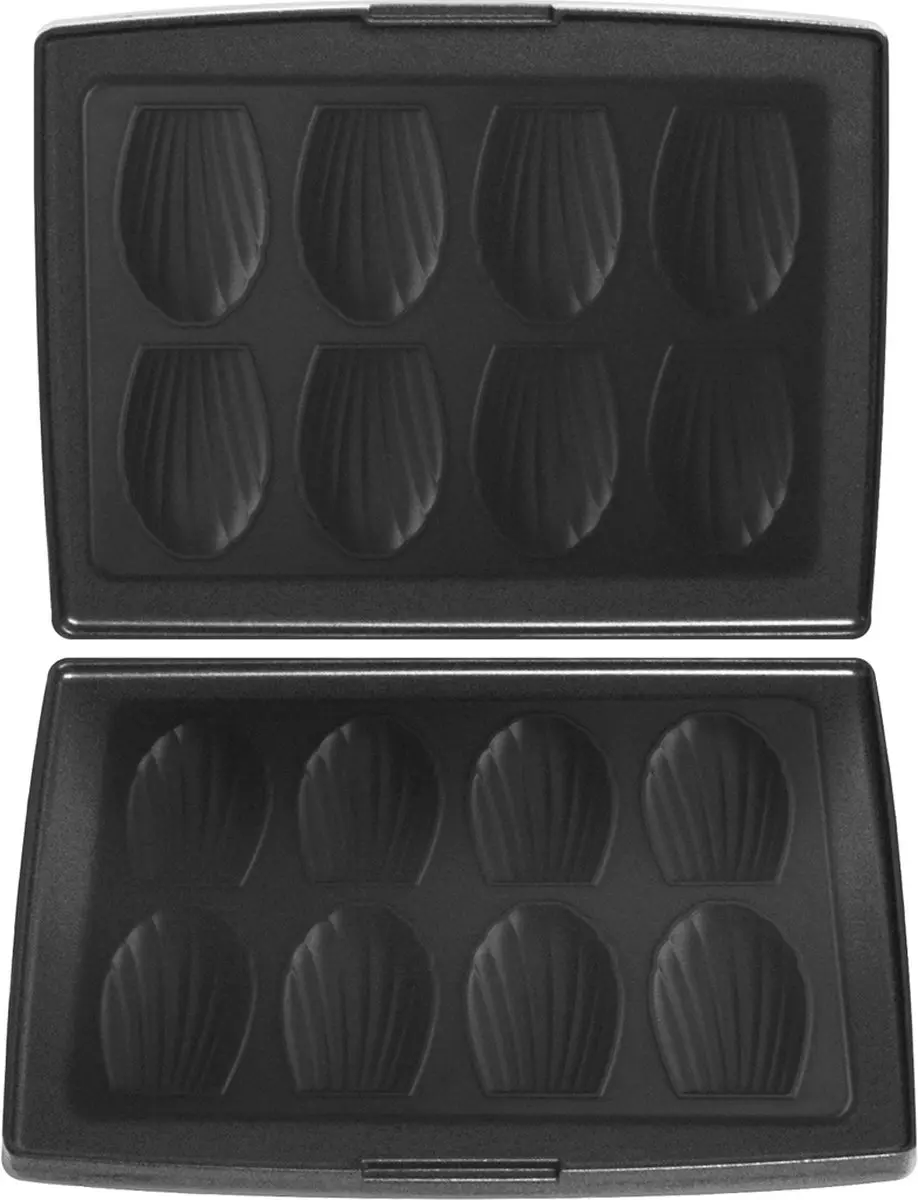 Fritel Set Bakplaten Madeleines 142364 - Zwart