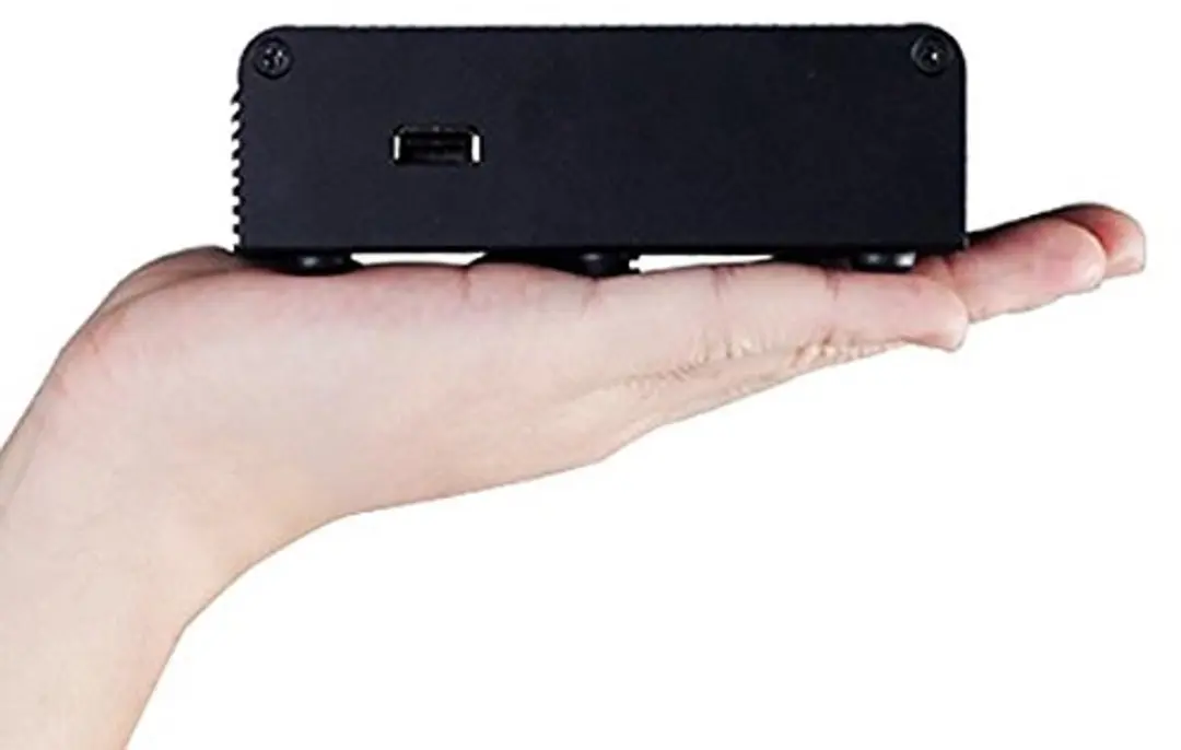 SilverStone SST-PT14B Petit Intel NUC Behuizing - Zwart - afbeelding 6 van 6