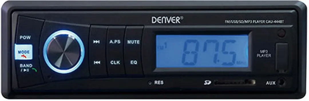 Denver CAU-444BT Autoradio - Bluetooth - Zwart