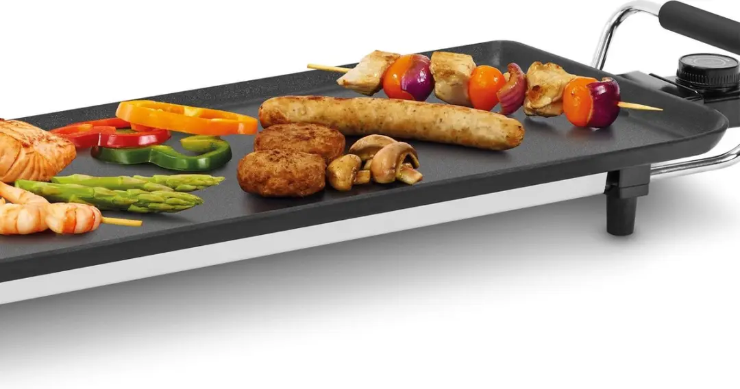 Fritel Teppanyaki TY 1485 Tafelgrill 1800W - 40x22cm - Zwart/zilver