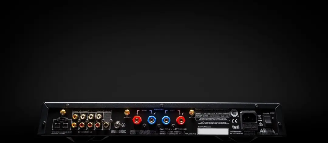 NAD C 338 Hybrid Digitale Versterker - 2x50W - Zwart