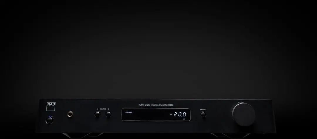 NAD C 338 Hybrid Digitale Versterker - 2x50W - Zwart