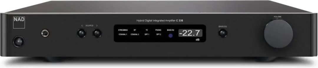 NAD C 338 Hybrid Digitale Versterker - 2x50W - Zwart - afbeelding 6 van 6
