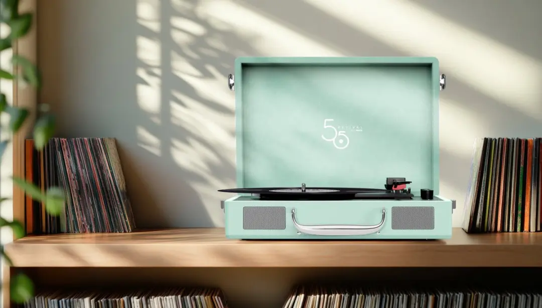 Mixx Revival 55 Stereo Platenspeler - Bluetooth - 33/45 RPM - Groen
