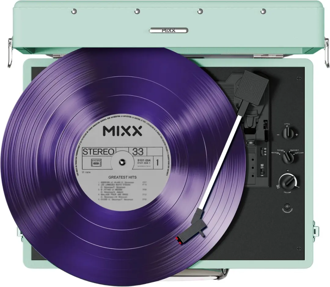 Mixx Revival 55 Stereo Platenspeler - Bluetooth - 33/45 RPM - Groen