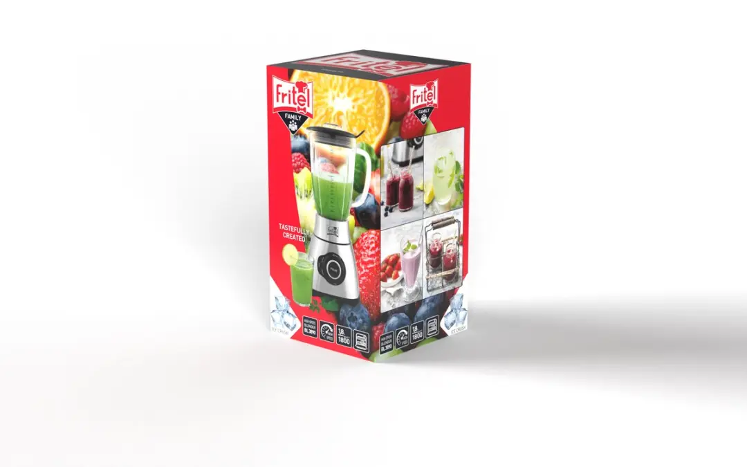 Fritel BL 3890 Blender - 1800W - 1,8L - 9 Snelheden - Glas