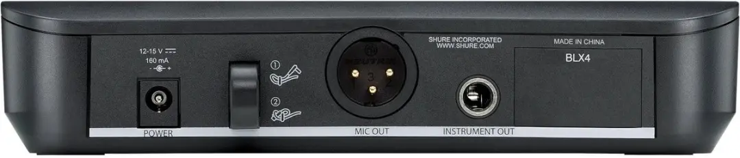 Shure BLX14E-K3E Draadloos Systeem - Gitarist - 606-630 MHz