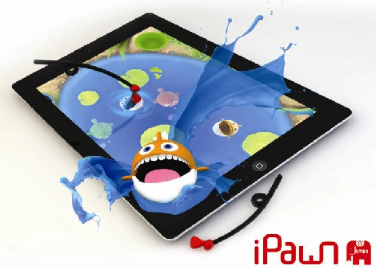 Jumbo Ipawn Fishing Game 17602 - 2 Hengels