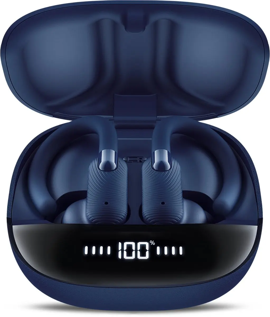 Mixx StreamBuds Sports Charge 2 Draadloze Oordopjes - Blauw