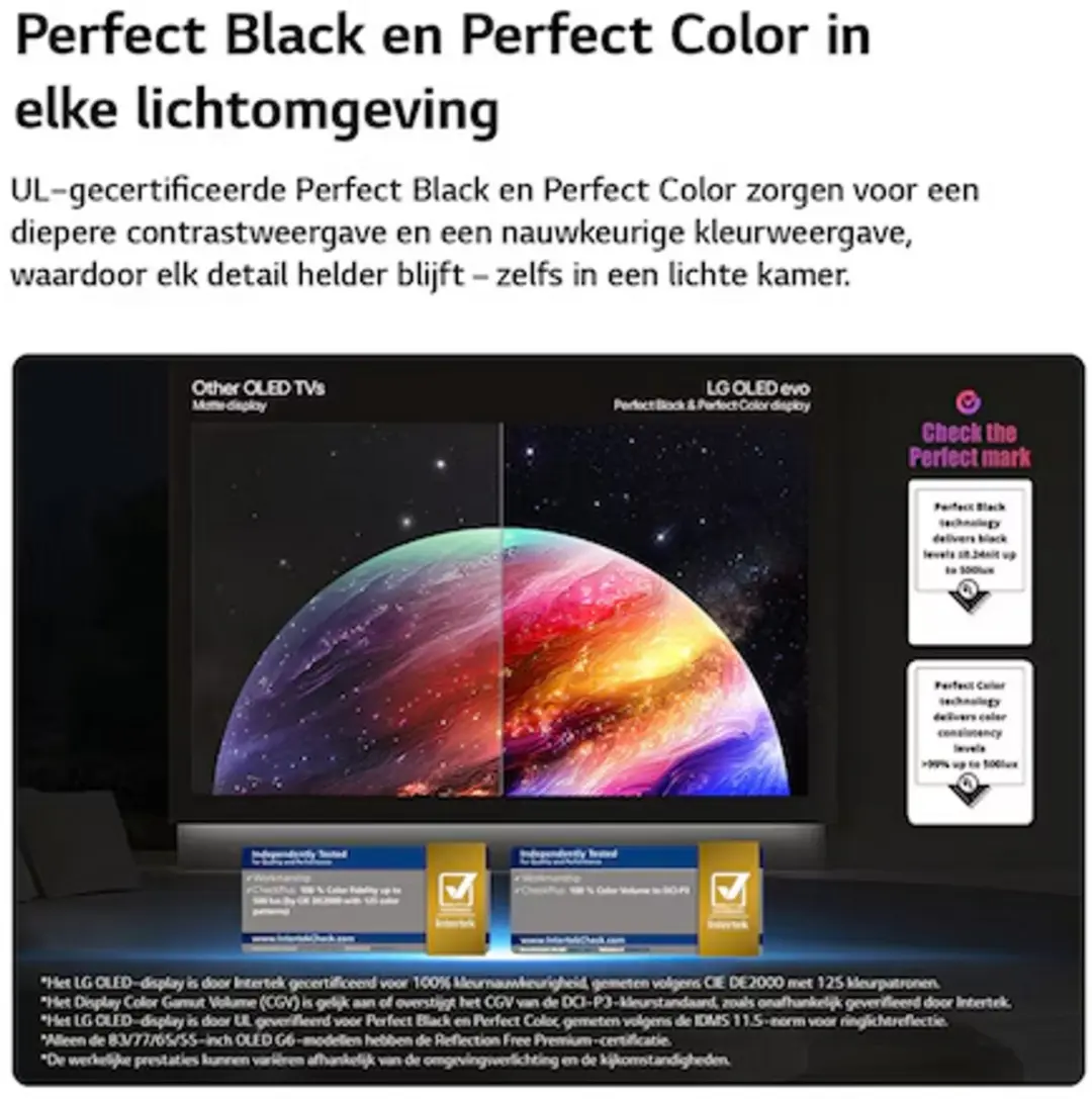 LG C6 OLED42C67LA 4K OLED TV - 42 inch - Zwart