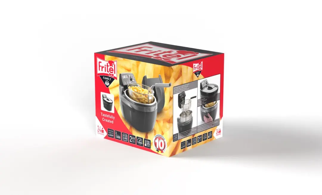 Fritel Turbo SF 4209 Friteuse - 2300W 3L Antracietgrijs