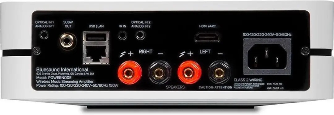 Bluesound Powernode N330 Streaming Versterker - Wit