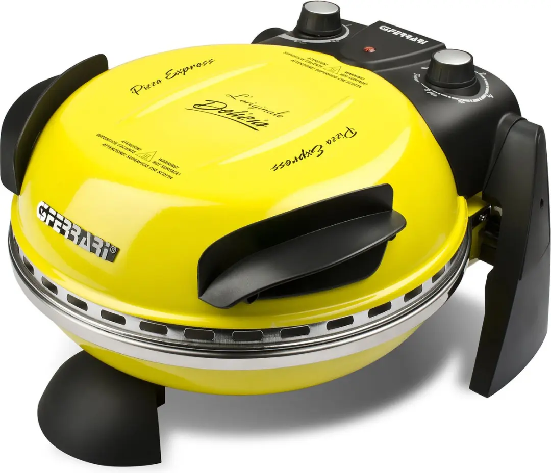 G3 Ferrari Delizia G10006 05 Elektrische Pizza Oven - 1200W - Geel