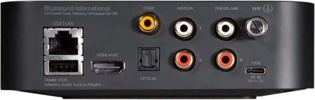 Bluesound HUB BluOS Draadloze Adapter 57001968 - Zwart - afbeelding 6 van 6
