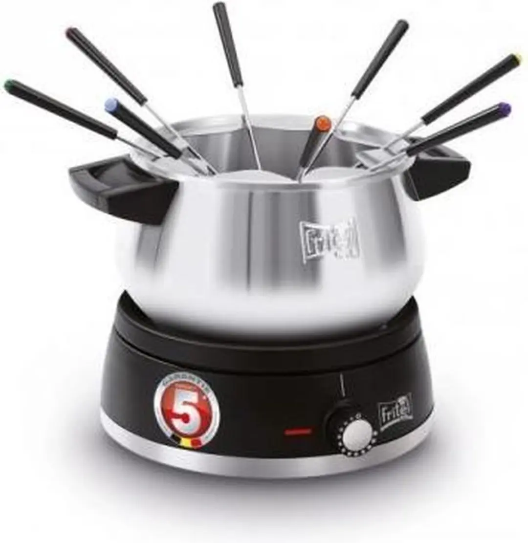 Fritel F0 2580 Fonduepan - 1,5L 1500W - Zilver/Zwart