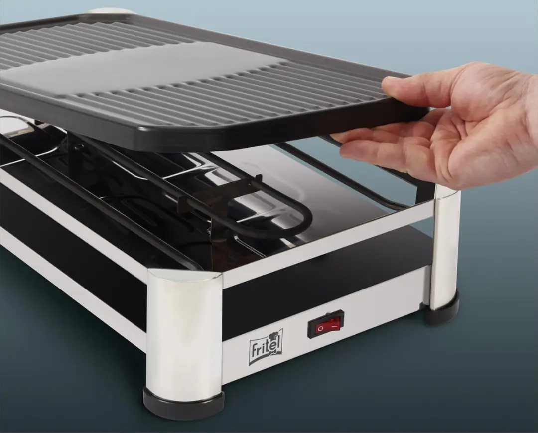 Fritel Raclette Grill RG 2170 - 1500W - 8 Personen - Incl. 8 Pannetjes