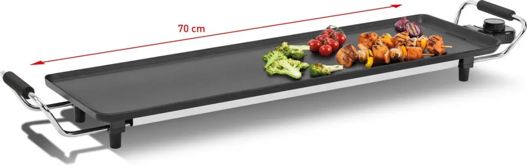 Fritel Teppanyaki TY 1689 Tafelgrill 1800W - 70x22cm - Zwart