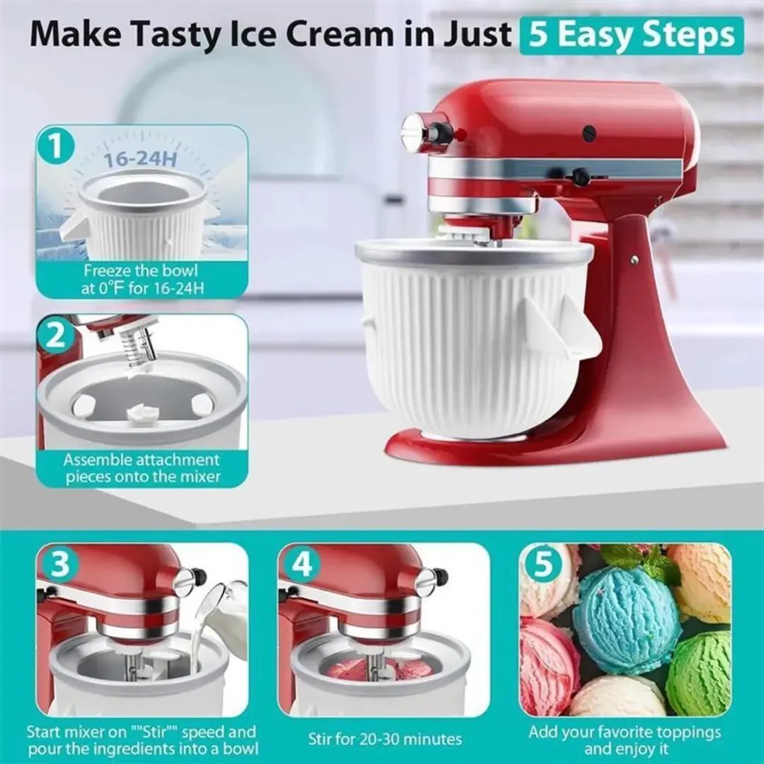 KitchenAid 5KICAOWH IJsbereider - 1.9L - Wit