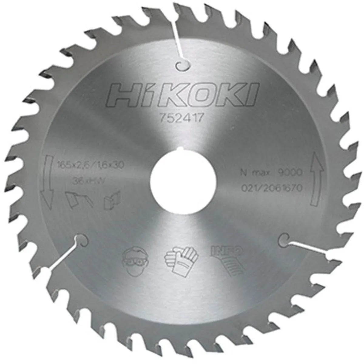 Hikoki Zaagblad Hout 165mm 36 Tanden 752481