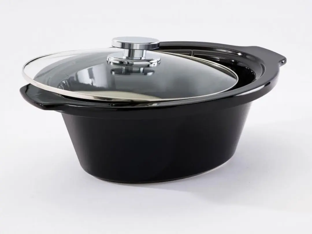 Fritel SC2290 Slow Cooker 5,5L - 210W - 3 Programma's - Zwart/Grijs