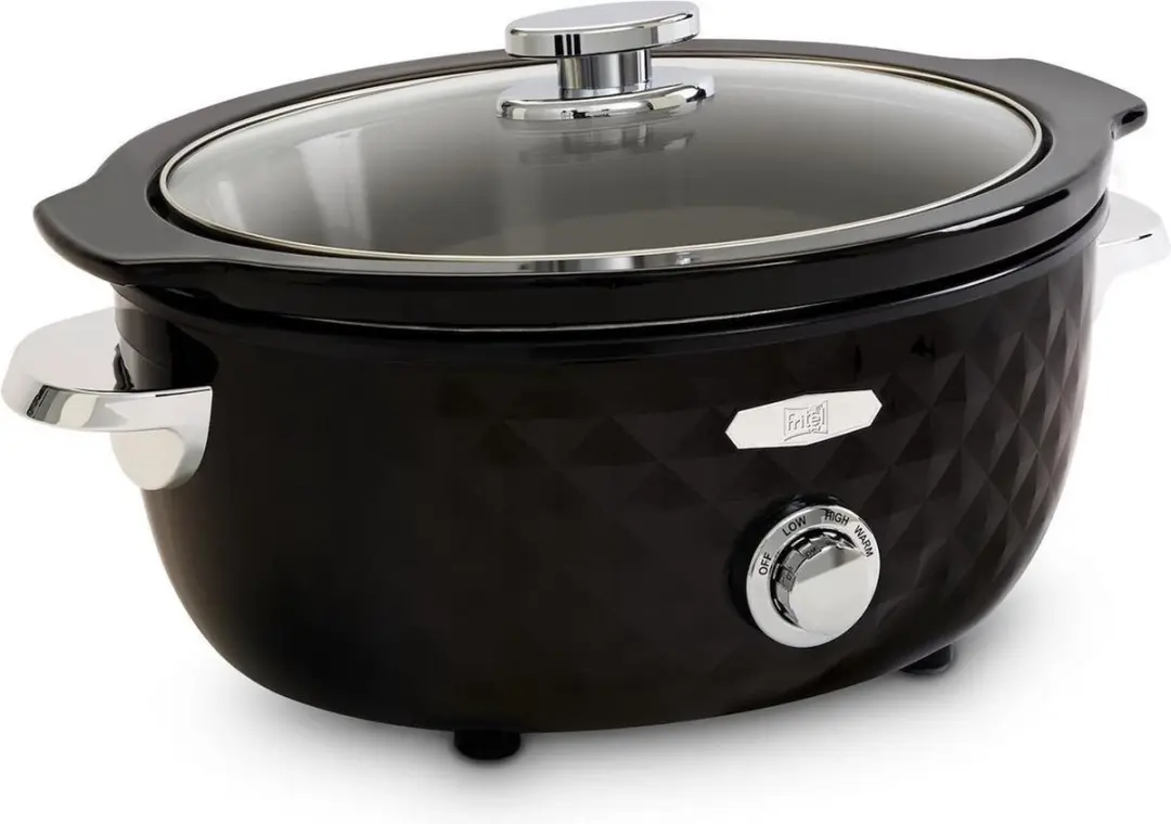 Fritel SC2290 Slow Cooker 5,5L - 210W - 3 Programma's - Zwart/Grijs