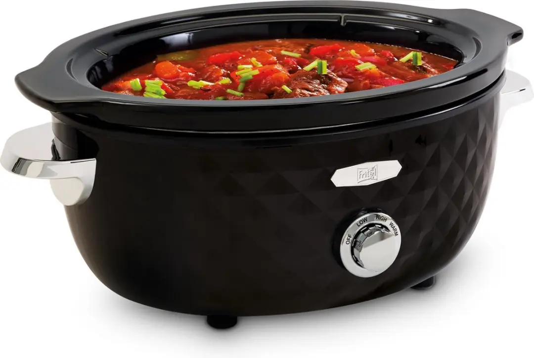 Fritel SC2290 Slow Cooker 5,5L - 210W - 3 Programma's - Zwart/Grijs