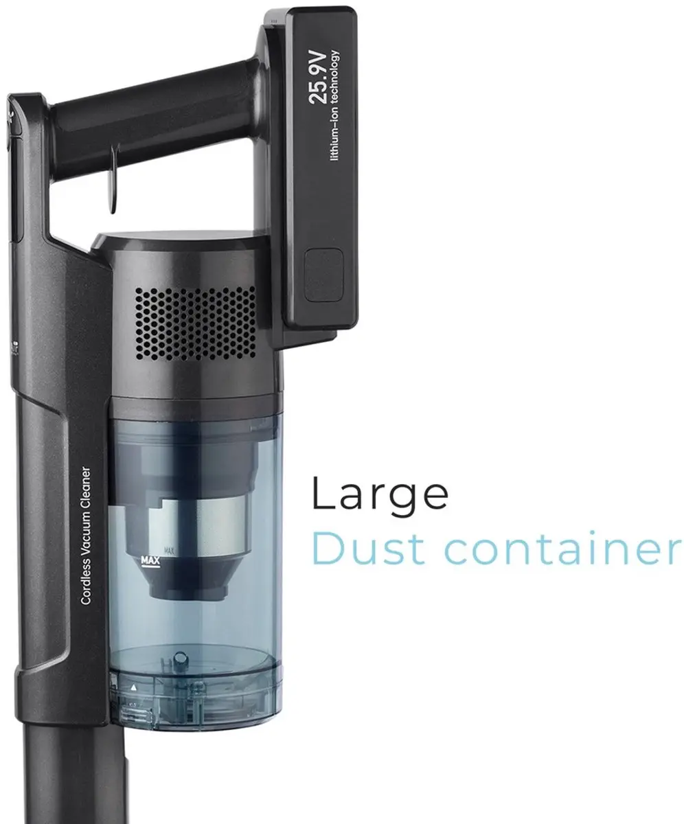 Clean Air Optima Vertica Dock SVC-002 Stofzuiger - 420W - UV-C - Zwart/Grijs