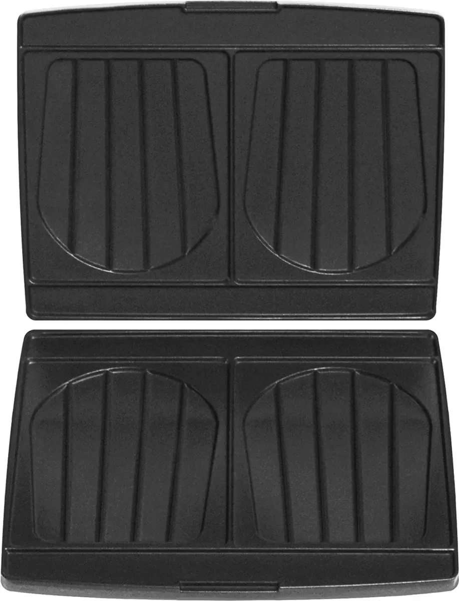 Fritel Set Bakplaten Croque 142352 - Zwart