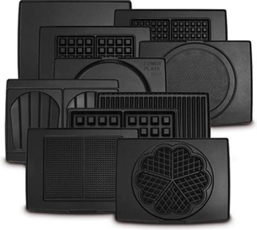 Fritel Set Bakplaten Croque 142352 - Zwart