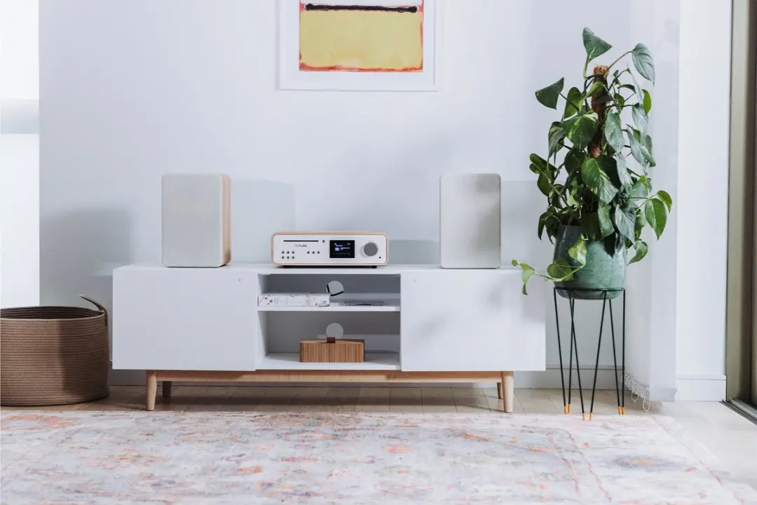 Pure 252807 Draagbare Stereo-installatie 50W DAB/DAB+/FM - Eiken/Wit
