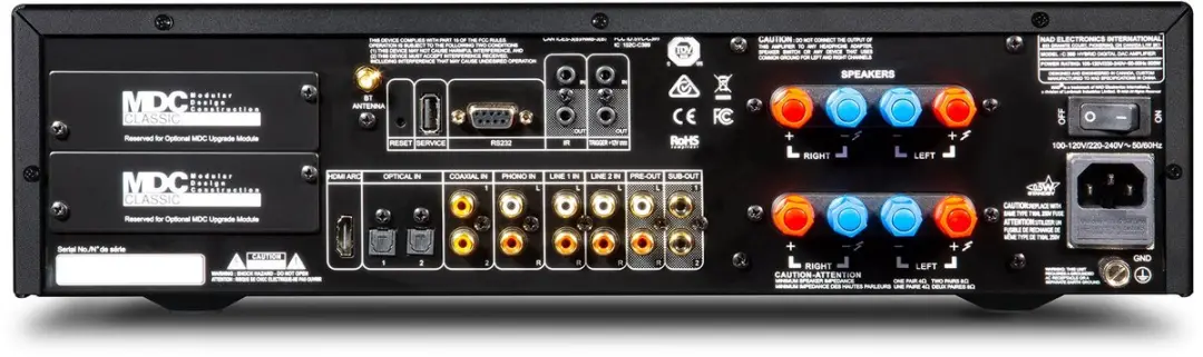 NAD C 399 HybridDigital DAC-versterker 180W