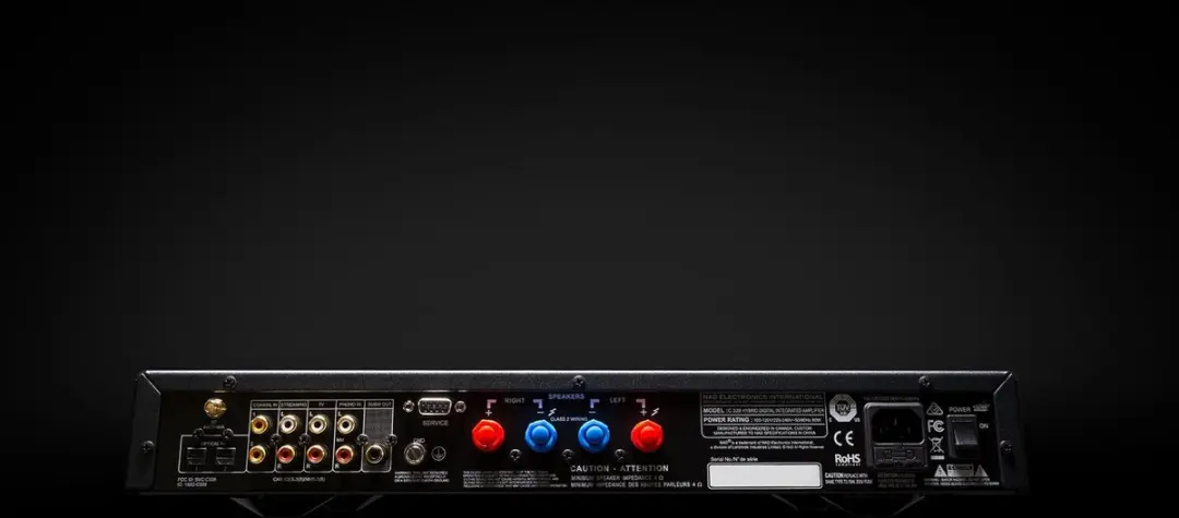 NAD C 328 Hybrid Digitale Versterker - 2x50W - Zwart