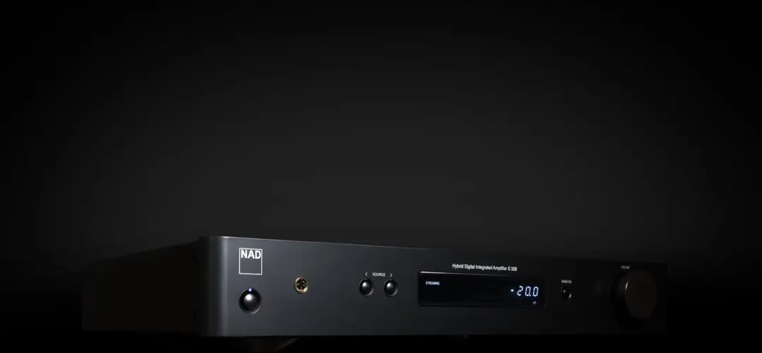 NAD C 328 Hybrid Digitale Versterker - 2x50W - Zwart