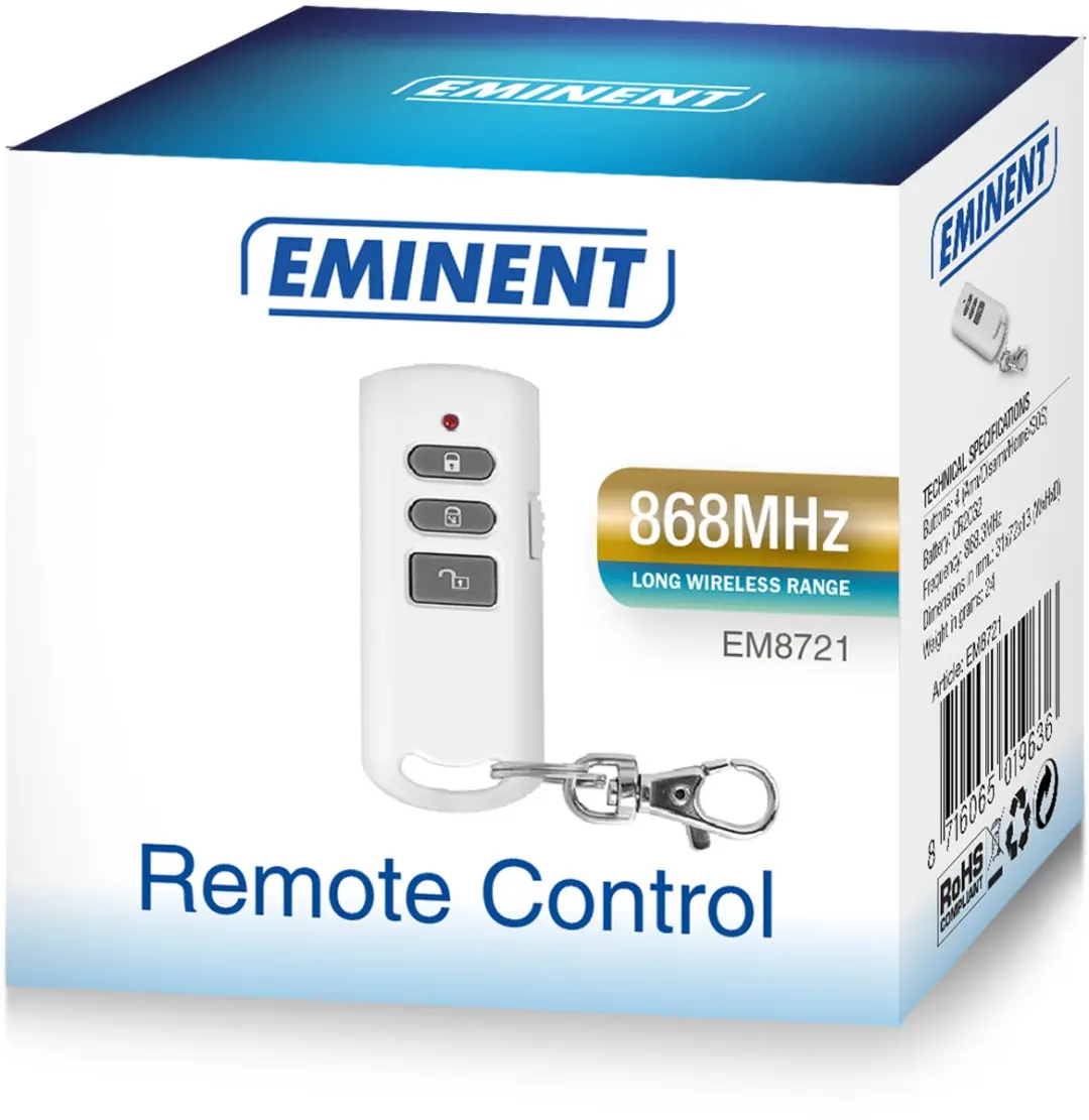 Eminent EM8721 Afstandsbediening - Wit