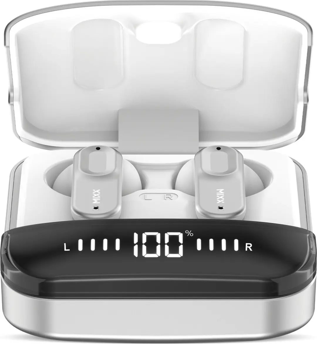Mixx StreamBuds Ultra Mini SBUL-MI-SW-378 True Wireless - Zilver/Wit