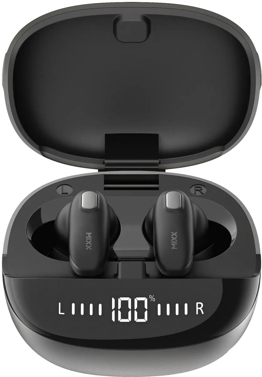 Mixx StreamBuds Mini Charge 2 Draadloze Oordopjes - Zwart